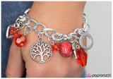 Paparazzi "Branched Out" Red Bracelet Paparazzi Jewelry
