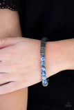 Paparazzi "Cool-Headed" Blue Urban Bracelet Unisex Paparazzi Jewelry