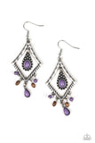Paparazzi "Southern Sunsets" Purple Earrings Paparazzi Jewelry