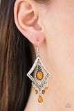 Paparazzi "Southern Sunsets" Orange Earrings Paparazzi Jewelry