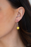 Paparazzi "Gypsy Gulf" Yellow Necklace & Earring Set Paparazzi Jewelry