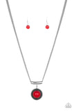 Paparazzi "Gypsy Gulf" Red Necklace & Earring Set Paparazzi Jewelry