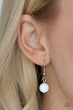 Paparazzi VINTAGE VAULT "Gypsy Gulf" White Necklace & Earring Set Paparazzi Jewelry