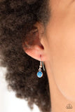 Paparazzi "Lunar Lotus" Blue Necklace & Earring Set Paparazzi Jewelry