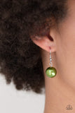 Paparazzi "Take Note" Green Necklace & Earring Set Paparazzi Jewelry