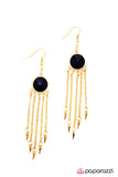 Paparazzi "Strike a Pose - Gold" earring Paparazzi Jewelry