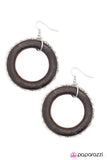 Paparazzi "Chain Reaction - Brown" earring Paparazzi Jewelry