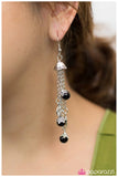 Paparazzi "Falling From Grace" Black Earrings Paparazzi Jewelry