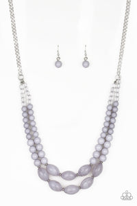 Paparazzi "Sundae Shoppe" Silver Necklace & Earring Set Paparazzi Jewelry