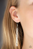 Paparazzi VINTAGE VAULT "Turn Up The Volume" White Necklace & Earring Set Paparazzi Jewelry