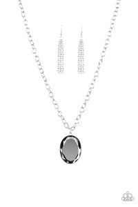 Paparazzi "Light As HEIR" Silver Necklace & Earring Set Paparazzi Jewelry