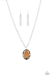 Paparazzi "Light As HEIR" Brown Necklace & Earring Set Paparazzi Jewelry