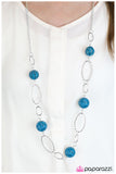 Paparazzi "Having A Ball - Bue" necklace Paparazzi Jewelry