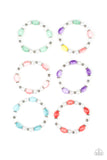 Girls Multi Color Starlet Shimmer Set of Five 147XX Multi Bracelets Paparazzi Jewelry