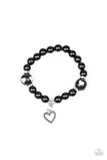 Girls Multi Color Heart Charm Starlet Shimmer Bracelets Set of 5 Paparazzi Jewelry