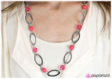Paparazzi "Leisurely Luminous - Pink" necklace Paparazzi Jewelry