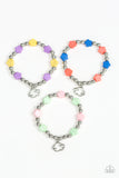 Girls Multi Cloud Charm Starlet Shimmer Bracelets Set of 5 Paparazzi Jewelry