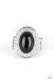 Paparazzi "The ROYALE Treatment" Black Ring Paparazzi Jewelry