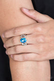 Paparazzi "Supreme Bling" Blue Ring Paparazzi Jewelry