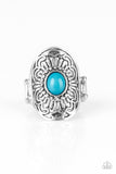 Paparazzi VINTAGE VAULT "The ZEST Of The ZEST" Blue Ring Paparazzi Jewelry