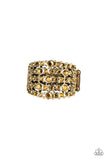 Paparazzi "Truly Cherished" Brass Ring Paparazzi Jewelry