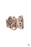 Paparazzi "All Aflutter" Copper Ring Paparazzi Jewelry