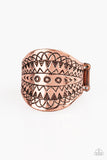 Paparazzi VINTAGE VAULT "Tiki Tribe" Copper Ring Paparazzi Jewelry