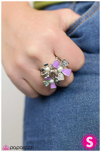 Paparazzi "Poetic Petals" Purple Ring Paparazzi Jewelry