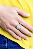 Paparazzi "Mystically Malibu" FASHION FIX Green Ring Paparazzi Jewelry