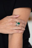 Paparazzi "Spectacular Sparkle" Green Ring Paparazzi Jewelry