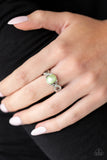 Paparazzi "Limitless Luminosity" Green Ring Paparazzi Jewelry