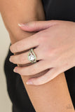 Paparazzi VINTAGE VAULT "BLING It On!" Green Ring Paparazzi Jewelry