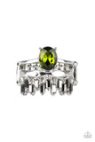 Paparazzi VINTAGE VAULT "Crowned Victor" Green Ring Paparazzi Jewelry