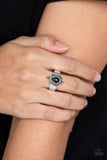 Paparazzi VINTAGE VAULT "Mineral Minimalist" Black Ring Paparazzi Jewelry