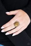 Paparazzi "Queen Scene" Brass Ring Paparazzi Jewelry