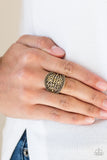 Paparazzi "Island Rover" Brass Ring Paparazzi Jewelry