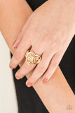 Paparazzi "Meet Your MATCHMAKER" Gold Ring Paparazzi Jewelry