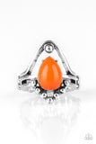 Paparazzi VINTAGE VAULT "The Bold And The Bead-iful" Orange Ring Paparazzi Jewelry