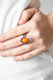Paparazzi VINTAGE VAULT "The Bold And The Bead-iful" Orange Ring Paparazzi Jewelry