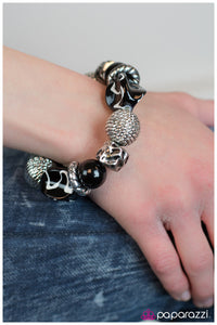 Paparazzi "Divinely Deco" Black Bracelet Paparazzi Jewelry