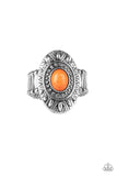 Paparazzi "Stone Fox" Orange Ring Paparazzi Jewelry