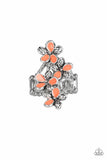 Paparazzi "Climbing Gardens" Orange Ring Paparazzi Jewelry