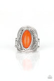 Paparazzi "Ground RULER" Orange Ring Paparazzi Jewelry