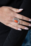 Paparazzi "Ground RULER" Orange Ring Paparazzi Jewelry