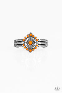 Paparazzi "Rainbow Rivera" Orange Ring Paparazzi Jewelry