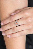 Paparazzi "Vibrant Vibes" Orange  Ring Paparazzi Jewelry