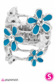 Paparazzi "Exquisitely Effortless" Blue Ring Paparazzi Jewelry