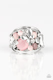 Paparazzi "FLUTTER Me Up" Pink Ring Paparazzi Jewelry