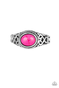 Paparazzi "Set In Stone" Pink Ring Paparazzi Jewelry