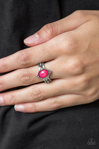 Paparazzi "Pricelessly Princess" Pink Ring Paparazzi Jewelry